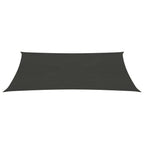 VidaXL Zonnezeil 160 g/m² 2x4,5 m HDPE antracietkleurig