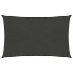 VidaXL Zonnezeil 160 g/m² 2,5x4 m HDPE antracietkleurig