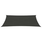 VidaXL Zonnezeil 160 g/m² 3x4 m HDPE antracietkleurig