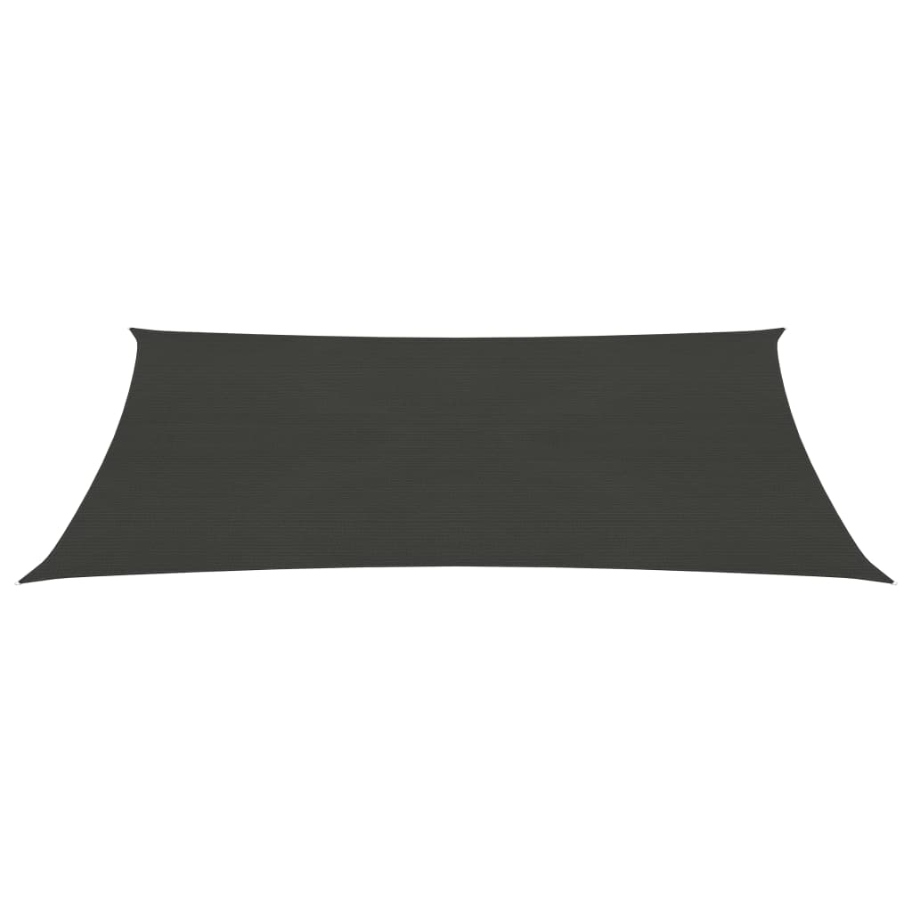 VidaXL Zonnezeil 160 g/m² 3x4 m HDPE antracietkleurig