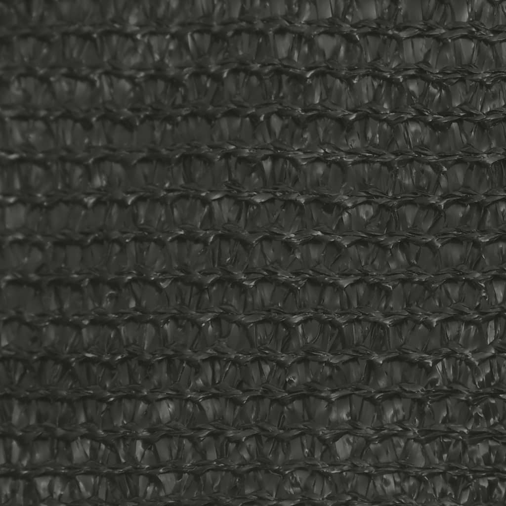VidaXL Zonnezeil 160 g/m² 3,5x4,5 m HDPE antracietkleurig