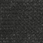 VidaXL Zonnezeil 160 g/m² 3x3x3 m HDPE antracietkleurig