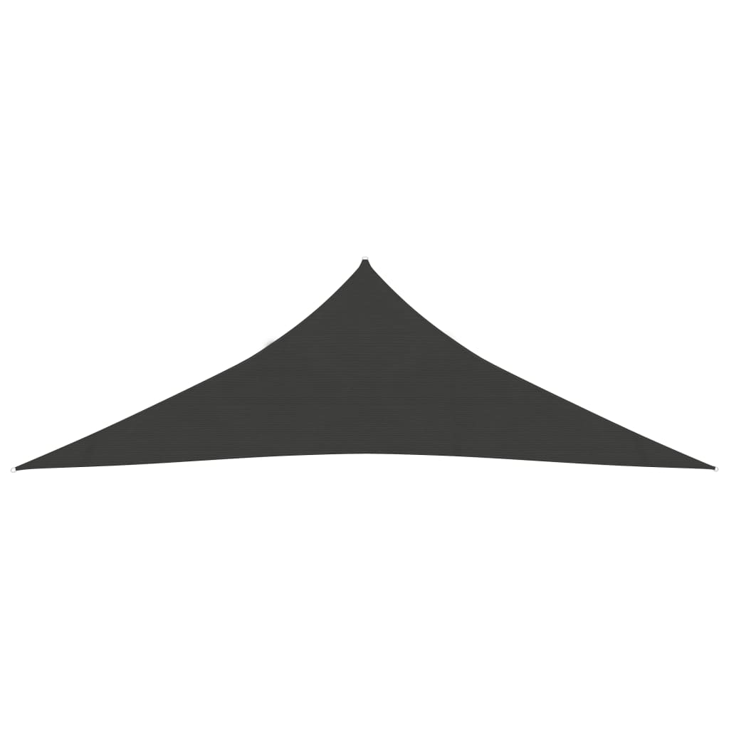 VidaXL Zonnezeil 160 g/m² 3,5x3,5x4,9 m HDPE antracietkleurig