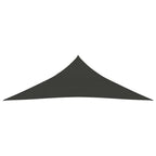 VidaXL Zonnezeil 160 g/m² 4x4x5,8 m HDPE antracietkleurig
