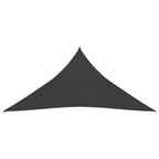 VidaXL Zonnezeil 160 g/m² 4x5x5 m HDPE antracietkleurig