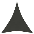 VidaXL Zonnezeil 160 g/m² 5x6x6 m HDPE antracietkleurig
