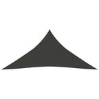 VidaXL Zonnezeil 160 g/m² 5x6x6 m HDPE antracietkleurig