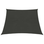 VidaXL Zonnezeil 160 g/m² 4/5x3 m HDPE antracietkleurig