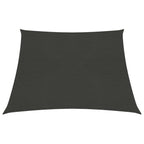 VidaXL Zonnezeil 160 g/m² 4/5x4 m HDPE antracietkleurig
