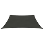 VidaXL Zonnezeil 160 g/m² 4/5x4 m HDPE antracietkleurig