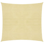 VidaXL Zonnezeil 160 g/m² 4x4 m HDPE beige