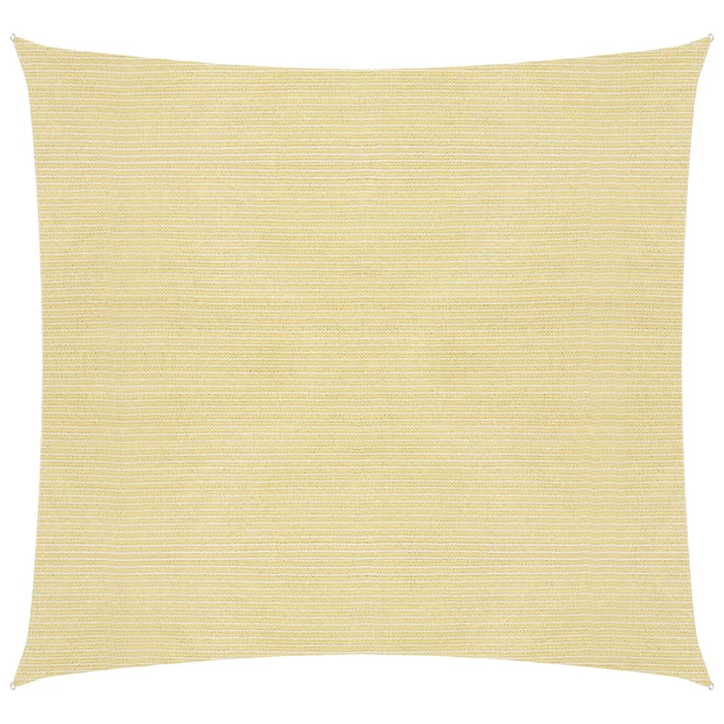 VidaXL Zonnezeil 160 g/m² 4x4 m HDPE beige