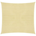 VidaXL Zonnezeil 160 g/m² 4,5x4,5 m HDPE beige