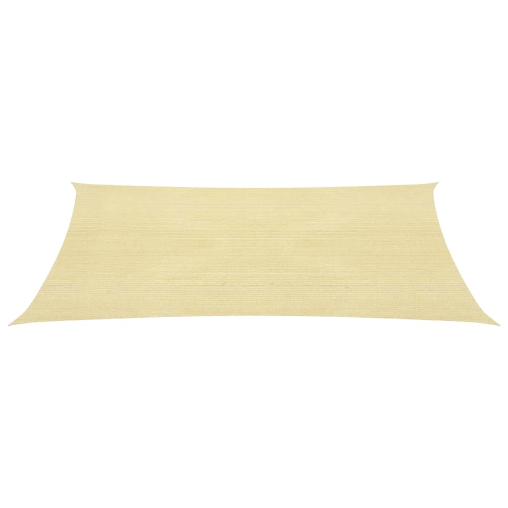VidaXL Zonnezeil 160 g/m² 2x2,5 m HDPE beige