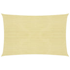 VidaXL Zonnezeil 160 g/m² 2x3 m HDPE beige