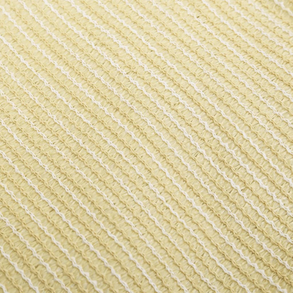VidaXL Zonnezeil 160 g/m² 2x3 m HDPE beige