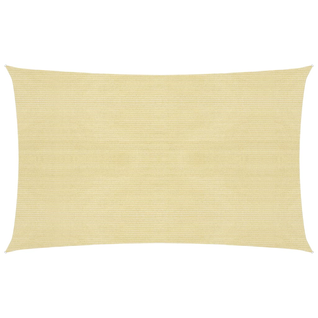 VidaXL Zonnezeil 160 g/m² 2x4,5 m HDPE beige