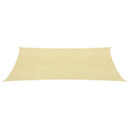 VidaXL Zonnezeil 160 g/m² 2x4,5 m HDPE beige
