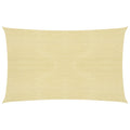 VidaXL Zonnezeil 160 g/m² 2x5 m HDPE beige