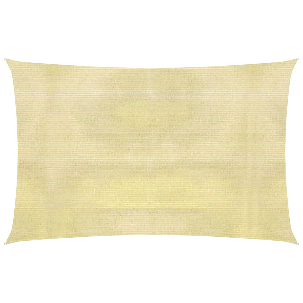 VidaXL Zonnezeil 160 g/m² 2,5x3 m HDPE beige