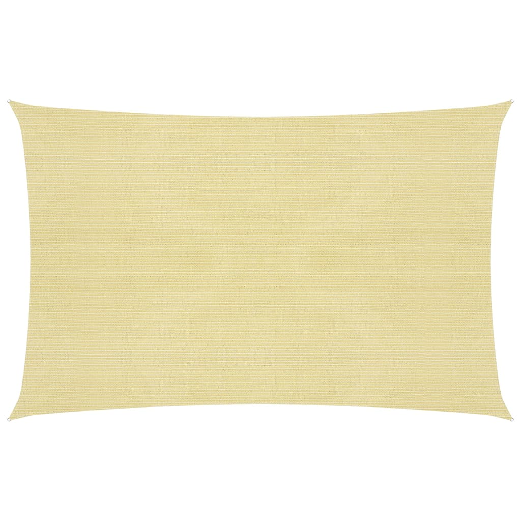 VidaXL Zonnezeil 160 g/m² 2,5x3,5 m HDPE beige