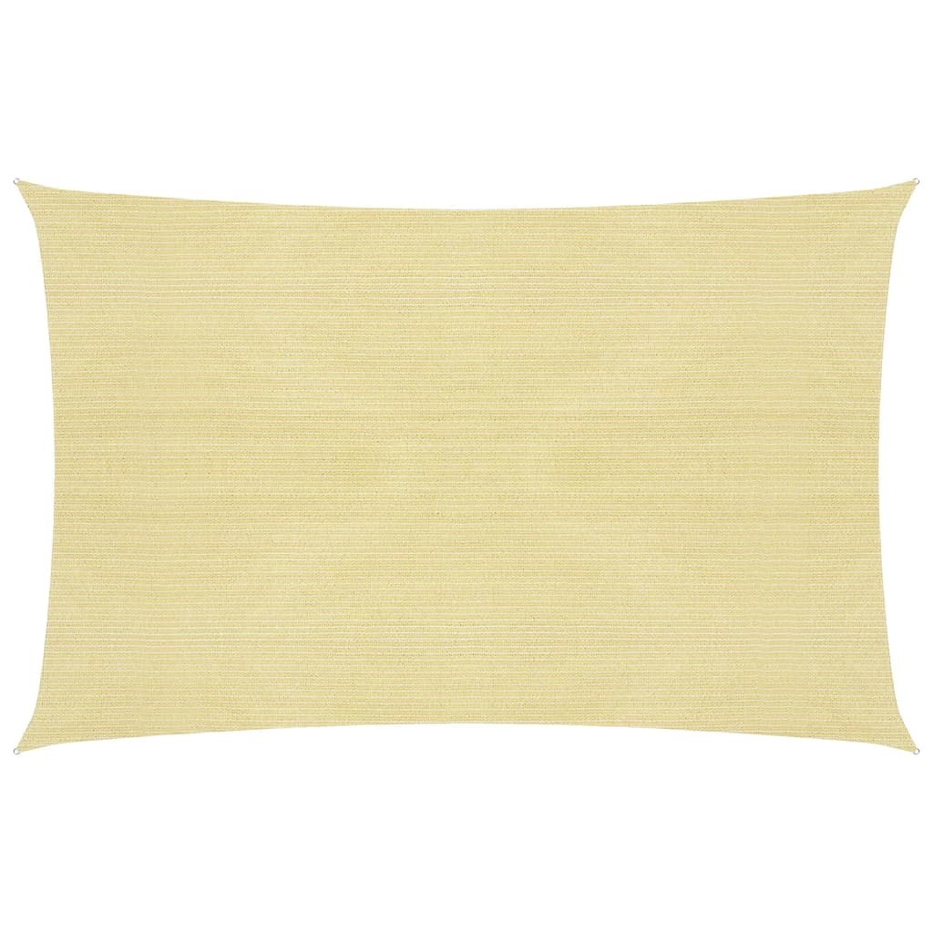 VidaXL Zonnezeil 160 g/m² 2,5x4 m HDPE beige