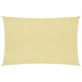 VidaXL Zonnezeil 160 g/m² 2,5x4 m HDPE beige
