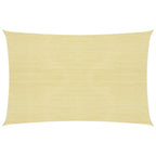 VidaXL Zonnezeil 160 g/m² 2,5x4 m HDPE beige