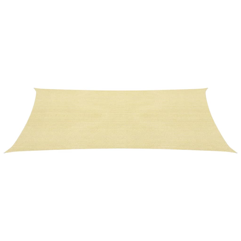VidaXL Zonnezeil 160 g/m² 2,5x4,5 m HDPE beige