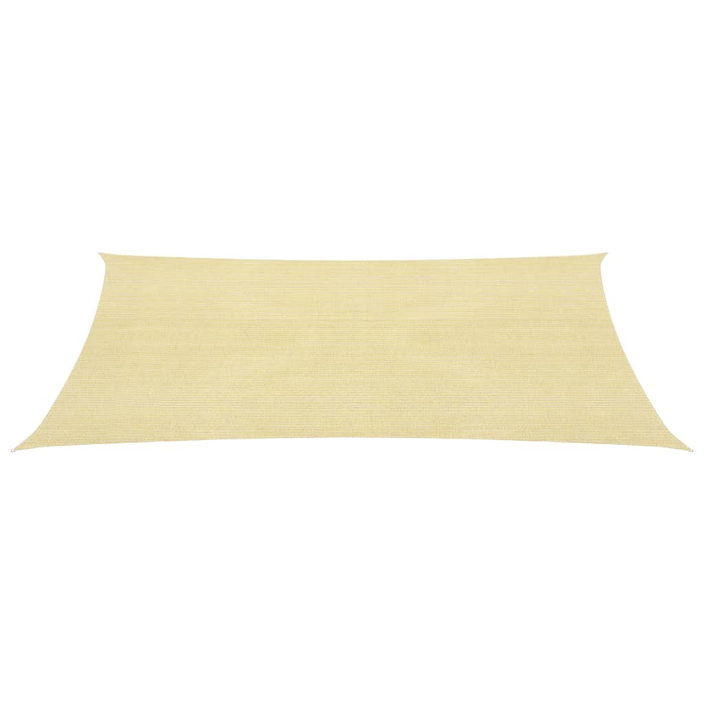 VidaXL Zonnezeil 160 g/m² 3x4 m HDPE beige