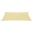 VidaXL Zonnezeil 160 g/m² 3x6 m HDPE beige