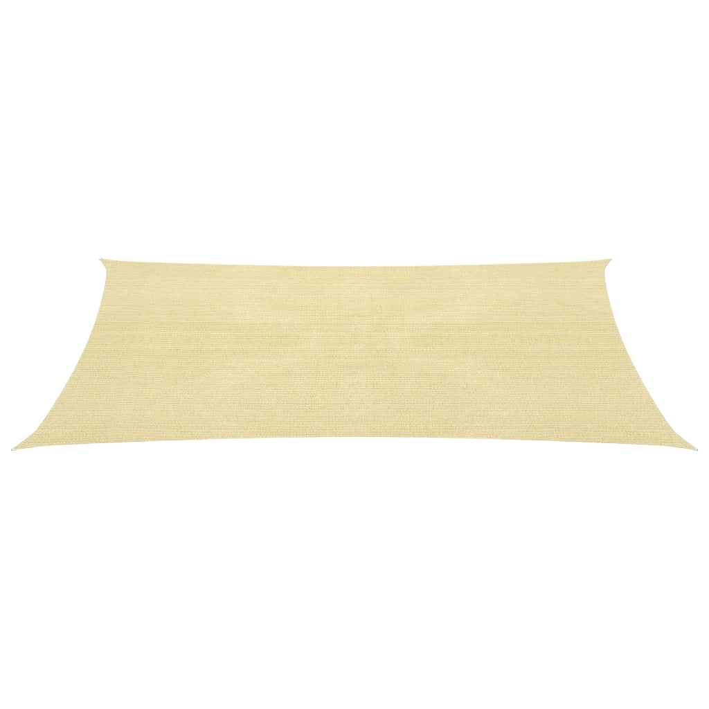 VidaXL Zonnezeil 160 g/m² 3x6 m HDPE beige