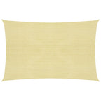 VidaXL Zonnezeil 160 g/m² 3,5x4,5 m HDPE beige