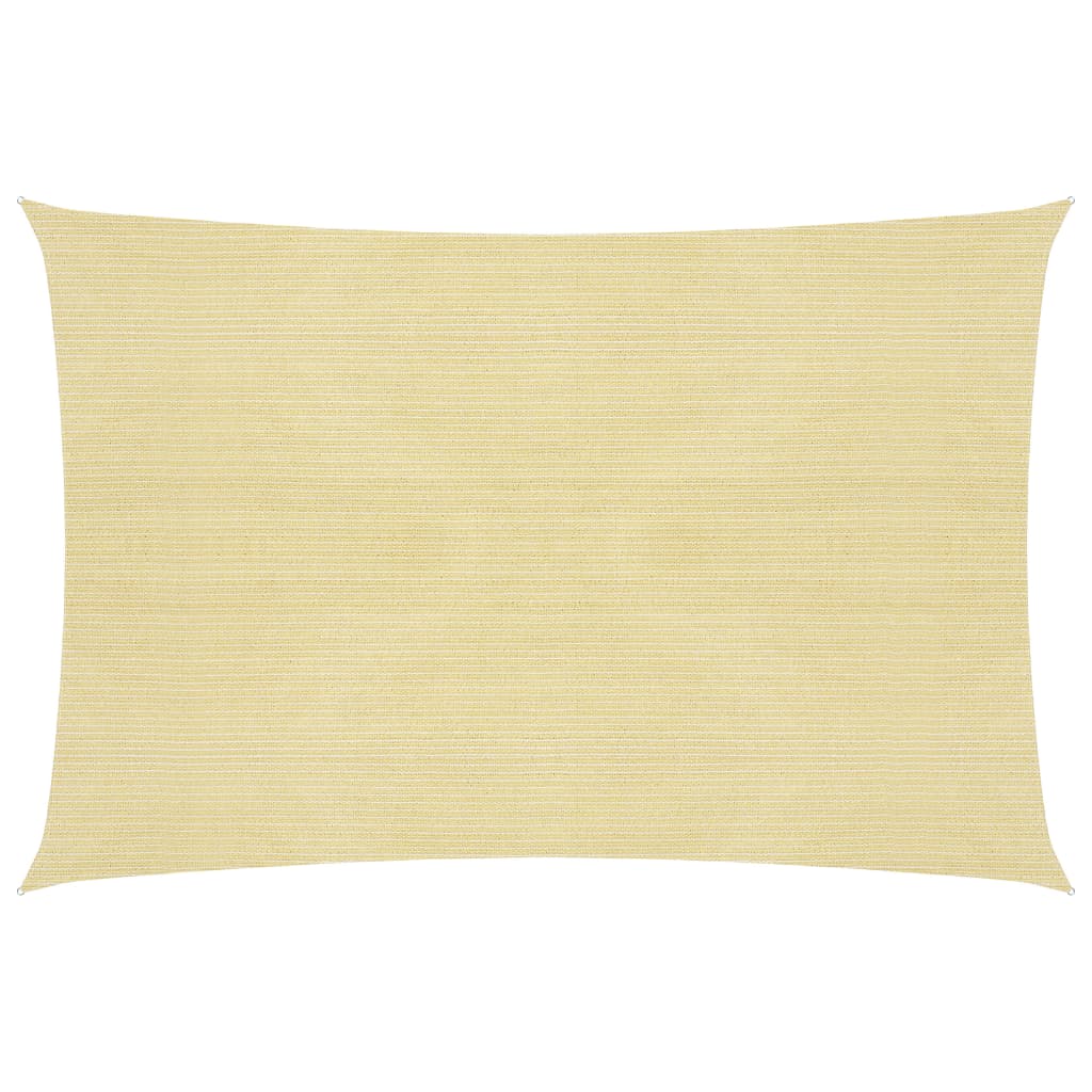 VidaXL Zonnezeil 160 g/m² 5x6 m HDPE beige