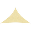 Vidaxl zonnezeil 160 g m² 2,5x2,5x3,5 m hdpe beige
