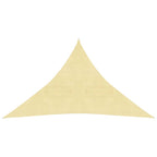 Vidaxl zonnezeil 160 g m² 2,5x2,5x3,5 m hdpe beige