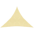 VidaXL Zonnezeil 160 g/m² 3x3x3 m HDPE beige