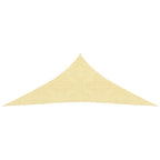 VidaXL Zonnezeil 160 g/m² 3x3x3 m HDPE beige