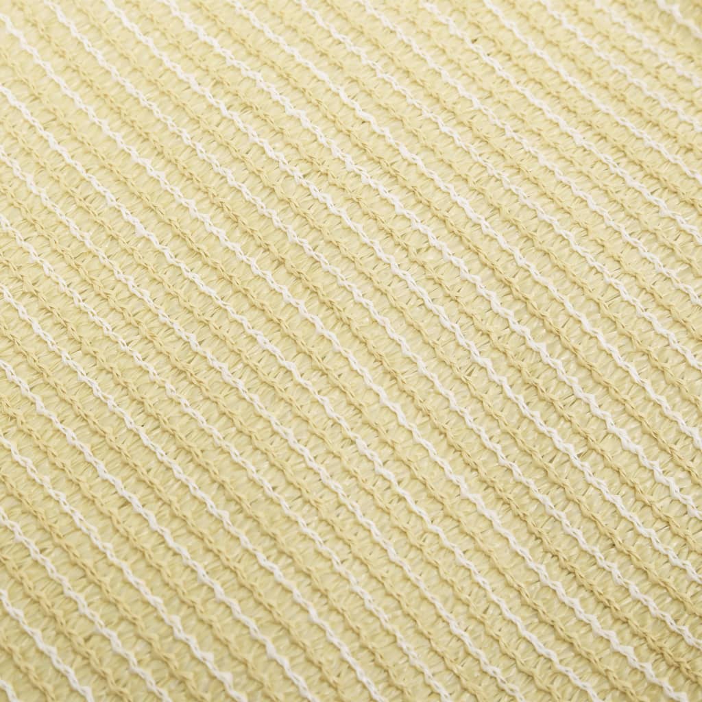 VidaXL Zonnezeil 160 g/m² 3x3x3 m HDPE beige