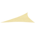 VidaXL Zonnezeil 160 g/m² 3x4x5 m HDPE beige