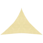 VidaXL Zonnezeil 160 g/m² 4x4x4 m HDPE beige