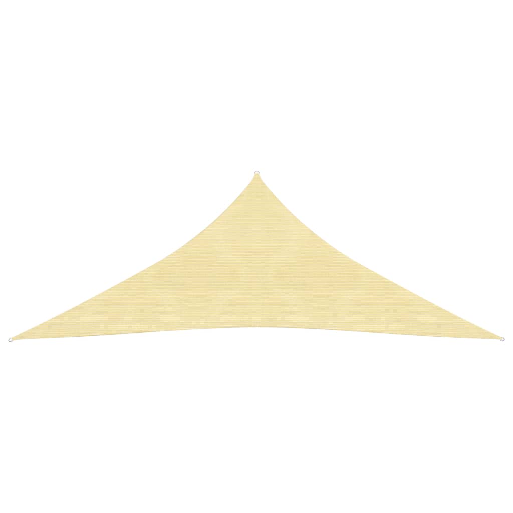 VidaXL Zonnezeil 160 g/m² 4x4x4 m HDPE beige