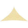 VidaXL Zonnezeil 160 g/m² 4x4x5,8 m HDPE beige