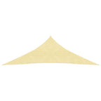 VidaXL Zonnezeil 160 g/m² 4x4x5,8 m HDPE beige