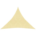 VidaXL Zonnezeil 160 g/m² 4,5x4,5x4,5 m HDPE beige