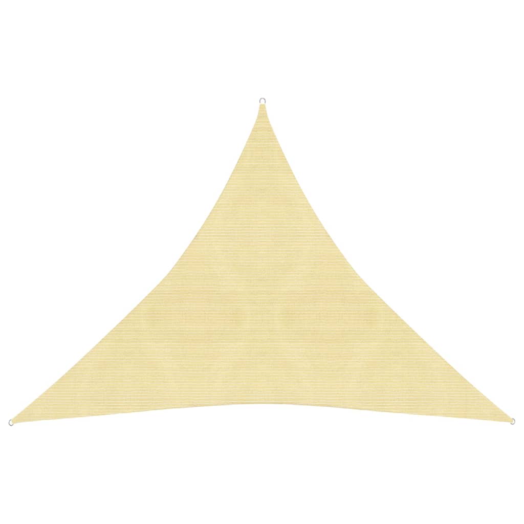VidaXL Zonnezeil 160 g/m² 4,5x4,5x4,5 m HDPE beige