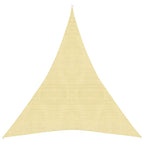 VidaXL Zonnezeil 160 g/m² 4x5x5 m HDPE beige