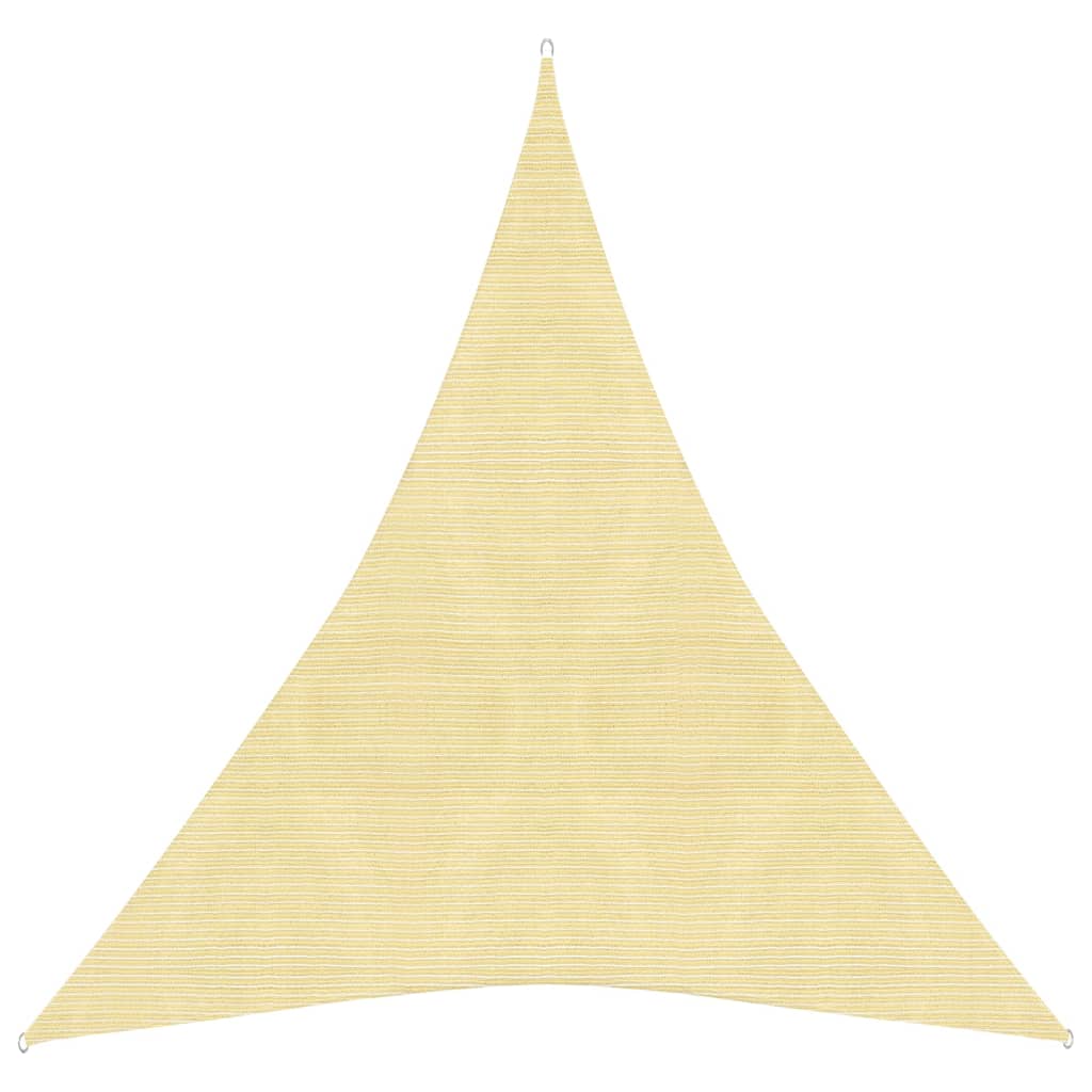 VidaXL Zonnezeil 160 g/m² 5x6x6 m HDPE beige