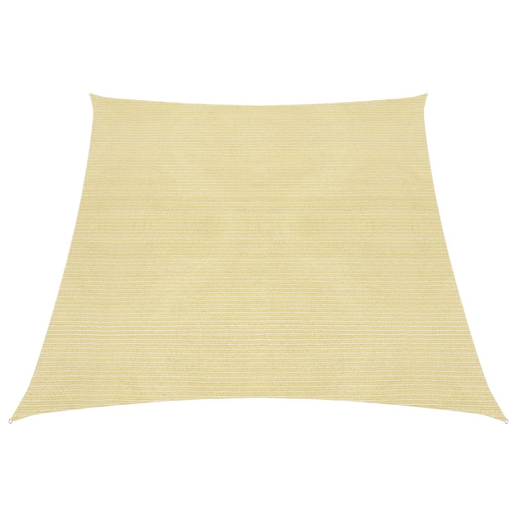VidaXL Zonnezeil 160 g/m² 3/4x2 m HDPE beige