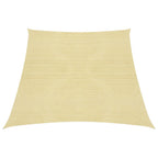 VidaXL Zonnezeil 160 g/m² 3/4x3 m HDPE beige